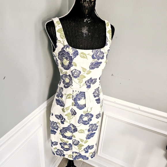 Moschino Cheap and Chic size 8 dress linen feel - Picture 7 of 16